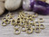 Välirengas, 6x1mm, avattava, pronssi, 100kpl
