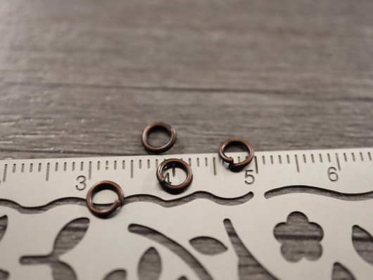 Välirengas, 4x0,7mm, avattava, kupari, 100kpl