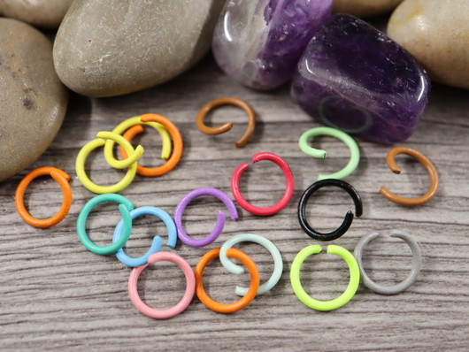 Välirengas, 10x1.2mm, avattava, mixsetti, 20kpl