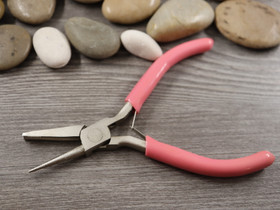 Pyöristys korupihdit, 12cm, pinkki, 1kpl