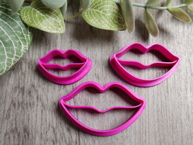 Muotti huulet, 30mm/40mm/50mm, 1kpl