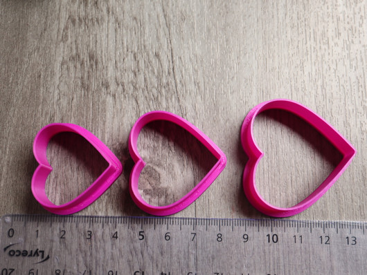 Muottisetti sydän, 30mm, 35mm/40mm, 1setti