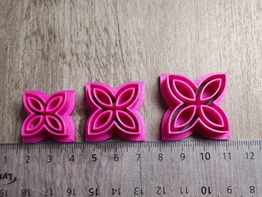 Muotti kukka, 25mm, 30mm, 35mm, 1kpl