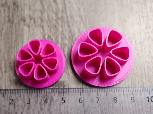 Muottisetti terälehti, 9mm/11mm, 1setti