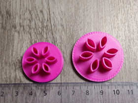 Muottisetti terälehti, 9mm/11mm, 1setti