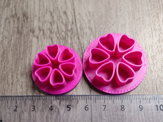 Muottisetti terälehti, 9mm/11mm, 1setti