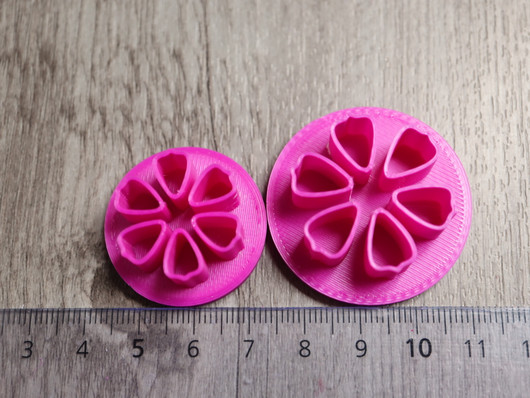 Muottisetti terälehti, 9mm/11mm, 1setti