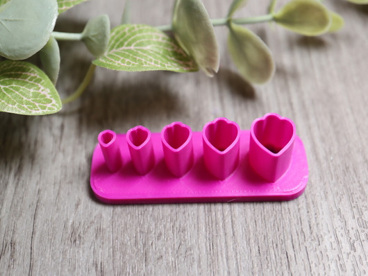 Muotti kukka, 5mm/7mm/9mm/11mm/13mm, 1kpl