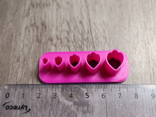 Muotti kukka, 5mm/7mm/9mm/11mm/13mm, 1kpl