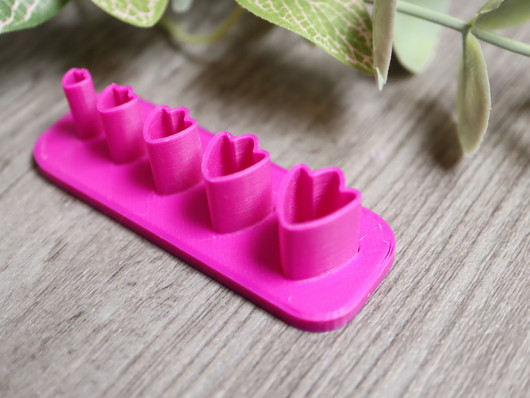 Muotti kukka, 5mm/7mm/9mm/11mm/13mm, 1kpl