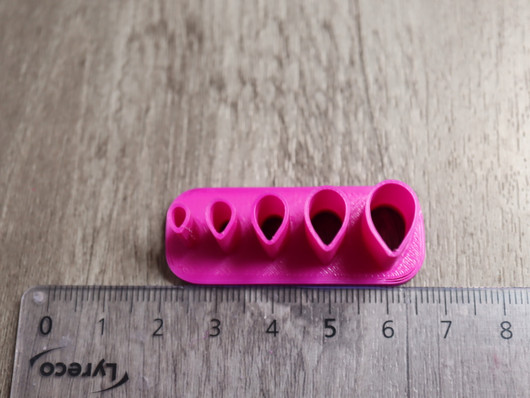 Muotti pisara, 5mm/7mm/9mm/11mm/13mm, 1kpl