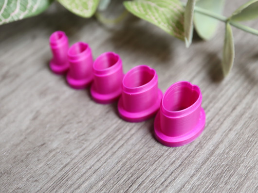 Muottisetti terälehti, 6mm/8mm/10mm/12mm/14mm, 1setti