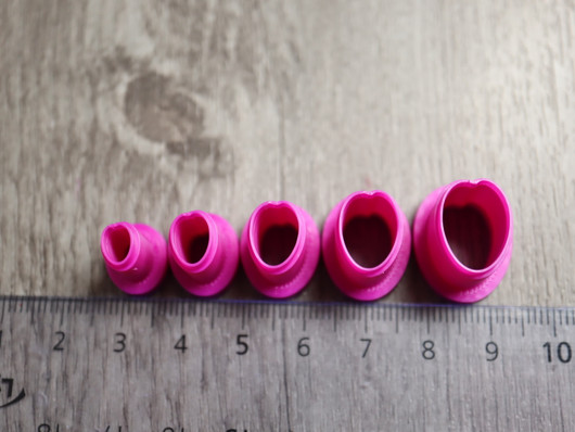 Muottisetti terälehti, 6mm/8mm/10mm/12mm/14mm, 1setti