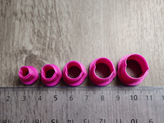 Muottisetti terälehti, 6mm/8mm/10mm/12mm/14mm, 1setti