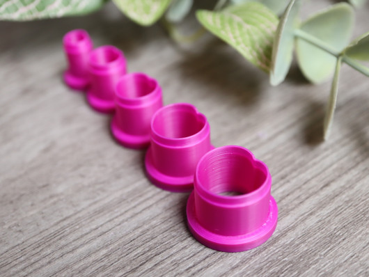 Muottisetti terälehti, 6mm/8mm/10mm/12mm/14mm, 1setti