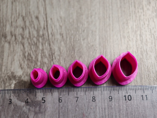 Muottisetti terälehti, 6mm/8mm/10mm/12mm/14mm, 1setti
