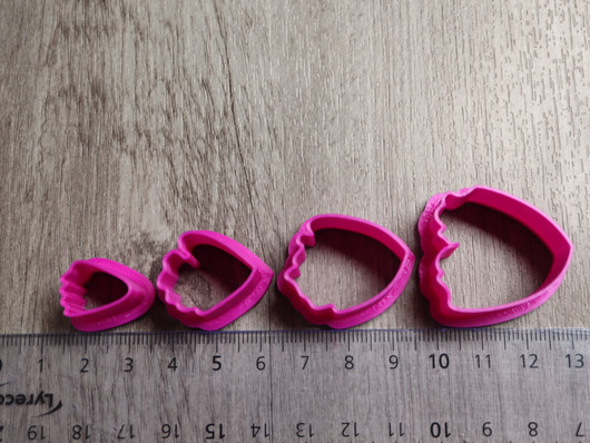 Muottisetti terälehti, 16mm/22mm/27mm/29mm, 1setti