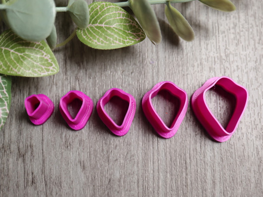 Muottisetti terälehti, 8mm/12mm/16mm/20mm/24mm, 1setti