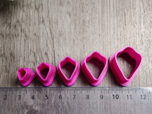 Muottisetti terälehti, 8mm/12mm/16mm/20mm/24mm, 1setti