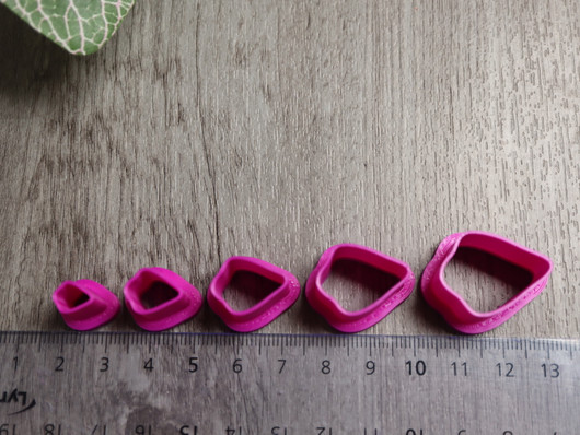 Muottisetti terälehti, 8mm/12mm/16mm/20mm/24mm, 1setti