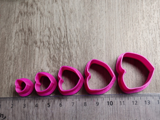 Muottisetti terälehti, 8mm/12mm/16mm/20mm/24mm, 1setti