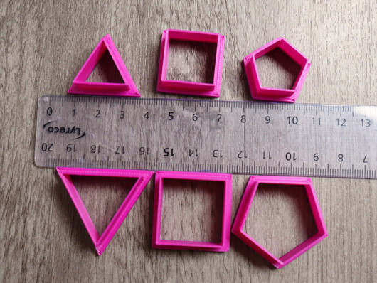 Muottisetti kuviot, 20mm/30mm, 1setti