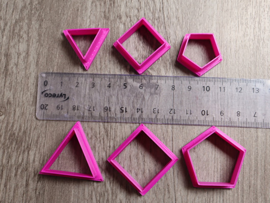 Muottisetti kuviot, 20mm/30mm, 1setti