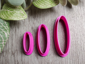 Muottisetti ovaali, 20mm/30mm/40mm, 1setti