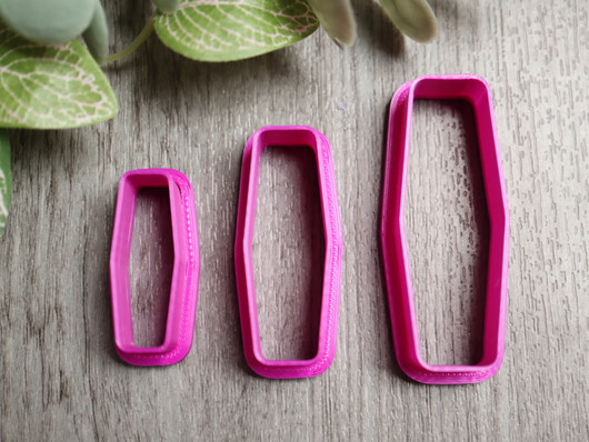 Muottisetti suorakulmio, 30mm/40mm/50mm, 1setti