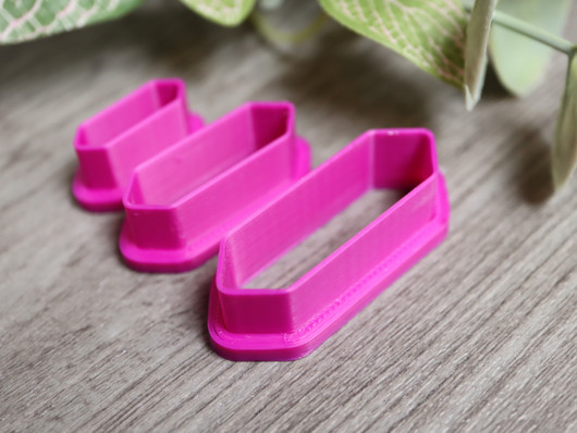 Muottisetti suorakulmio, 20mm/30mm/40mm, 1setti