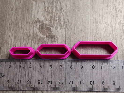 Muottisetti suorakulmio, 20mm/30mm/40mm, 1setti