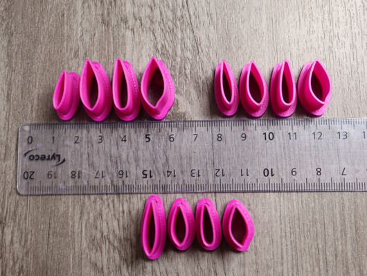 Muottisetti terälehti, 15mm/17mm/20mm, 1setti