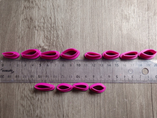 Muottisetti terälehti, 15mm/17mm/20mm, 1setti