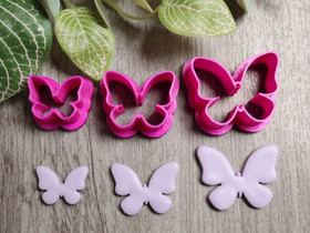 Muotti perhonen, 20mm/25mm/30mm, 1kpl