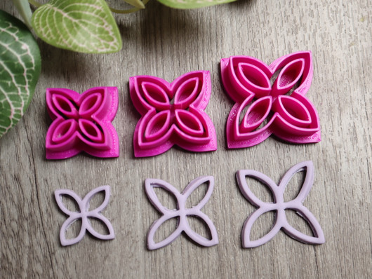 Muotti kukka, 25mm, 30mm, 35mm, 1kpl