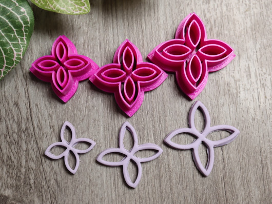 Muotti kukka, 25mm, 30mm, 35mm, 1kpl