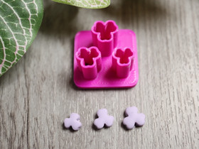 Muotti kukka, 8mm/9mm/10mm, 1kpl