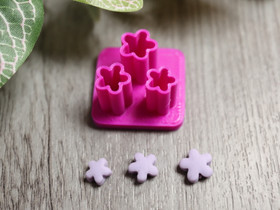 Muotti kukka, 8mm/9mm/10mm, 1kpl