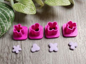 Muottisetti kukka, 10mm, 1setti