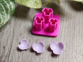 Muotti kukka, 8mm/9mm/10mm, 1kpl