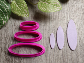 Muottisetti ovaali, 20mm/30mm/40mm, 1setti