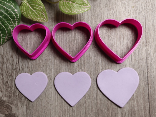 Muottisetti sydän, 30mm, 35mm/40mm, 1setti