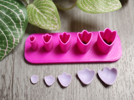 Muotti kukka, 5mm/7mm/9mm/11mm/13mm, 1kpl