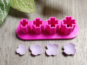 Muotti kukka, 8mm/9mm/10mm/11mm, 1kpl