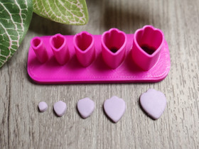 Muotti kukka, 5mm/7mm/9mm/11mm/13mm, 1kpl