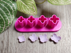 Muotti kukka, 8mm/9mm/10mm/11mm, 1kpl