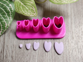 Muotti kukka, 5mm/7mm/9mm/11mm/13mm, 1kpl