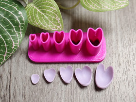 Muotti kukka, 5mm/7mm/9mm/11mm/13mm, 1kpl