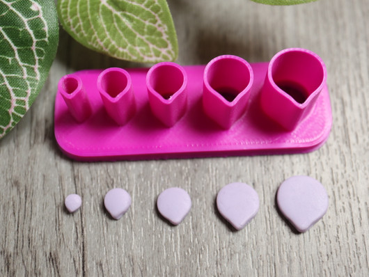 Muotti pisara, 5mm/7mm/9mm/11mm/13mm, 1kpl