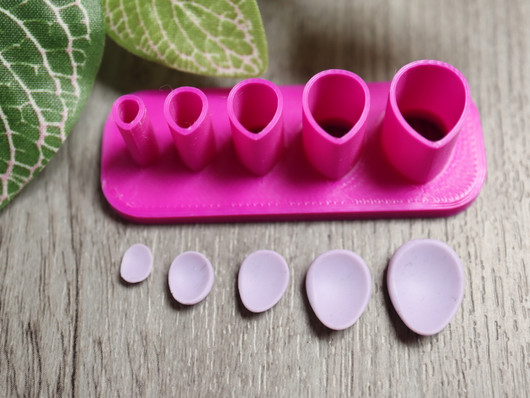 Muotti pisara, 5mm/7mm/9mm/11mm/13mm, 1kpl